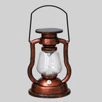 Solar Retro Kerosene Lamp Horse Lamp LED Outdoor Garden Patio Decoration Portable Flame Candle Light Lumendat