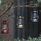 Solar Retro Kerosene Lamp Horse Lamp LED Outdoor Garden Patio Decoration Portable Flame Candle Light Lumendat