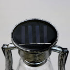 Solar Retro Kerosene Lamp Horse Lamp LED Outdoor Garden Patio Decoration Portable Flame Candle Light Lumendat