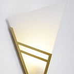 Nordic Creative Iron Triangles Geometry 1-Light Wall Sconce Lamp Lumendat