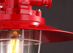 Industrial Vintage Blast Iron Cage 1-light Pendant Light Lumendat