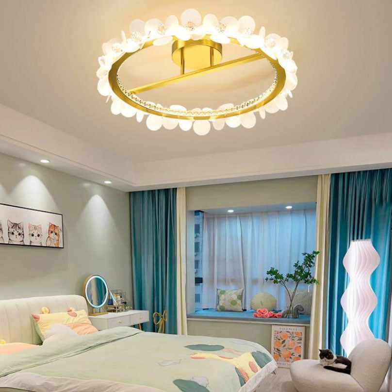Lumendat Modern Light Luxury Crown Children LED Flush Mount Ceiling Light Lumendat