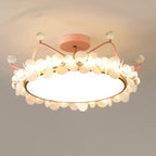 Lumendat Modern Light Luxury Crown Children LED Flush Mount Ceiling Light Lumendat