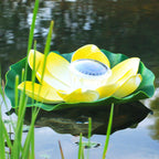 Creative Lotus Flower Waterproof Solar LED Outdoor Patio Pond Water Floating Light Lumendat