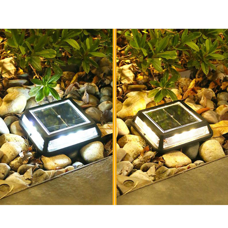 Modern Square Waterproof Solar LED Outdoor Garden Balcony Street Light Lumendat