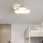 Lumendat Nordic Minimalist Cloudy Sun LED Kids Flush Mount Ceiling Light Lumendat