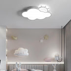 Lumendat Nordic Minimalist Cloudy Sun LED Kids Flush Mount Ceiling Light Lumendat
