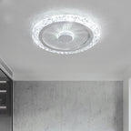Modern Light Luxury Round Acrylic Iron Aluminum LED Flush Mount Lighting