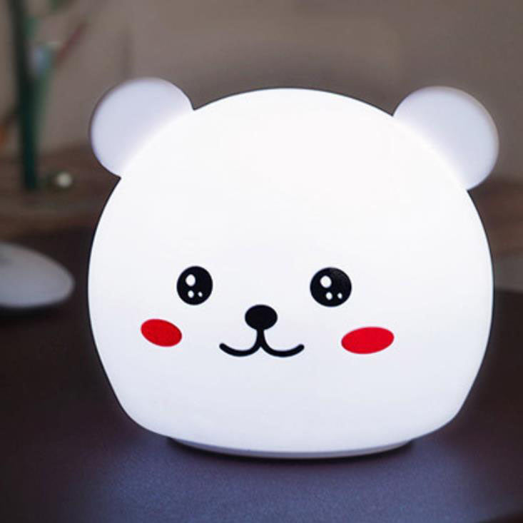 Lumendat Cartoon Animal Colorful Silicone LED Night Light Table Lamp Lumendat