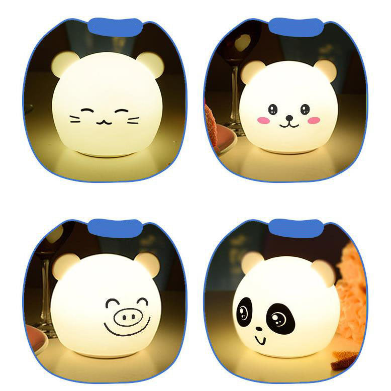 Lumendat Cartoon Animal Colorful Silicone LED Night Light Table Lamp Lumendat