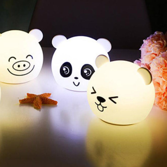 Lumendat Cartoon Animal Colorful Silicone LED Night Light Table Lamp Lumendat