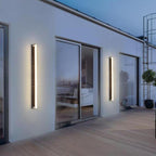 Modern Long Acrylic Solar LED Waterproof Outdoor Garden Wall Light Lumendat
