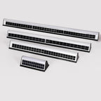 Modern Long Acrylic Solar LED Waterproof Outdoor Garden Wall Light Lumendat
