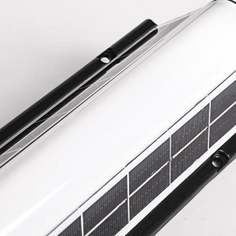 Modern Long Acrylic Solar LED Waterproof Outdoor Garden Wall Light Lumendat