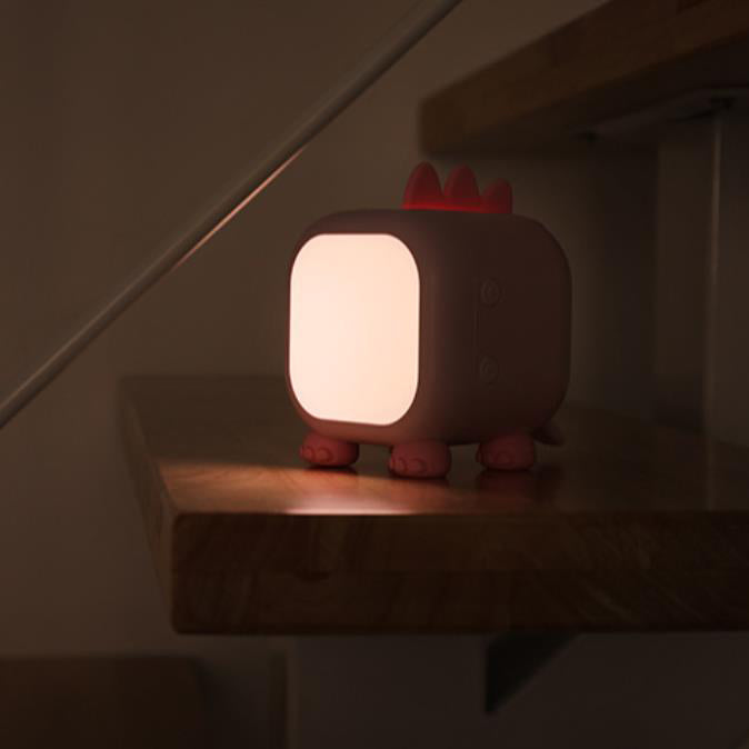 Lumendat Creative Silicone Dinosaur Square USB LED Night Light Table Lamp Lumendat