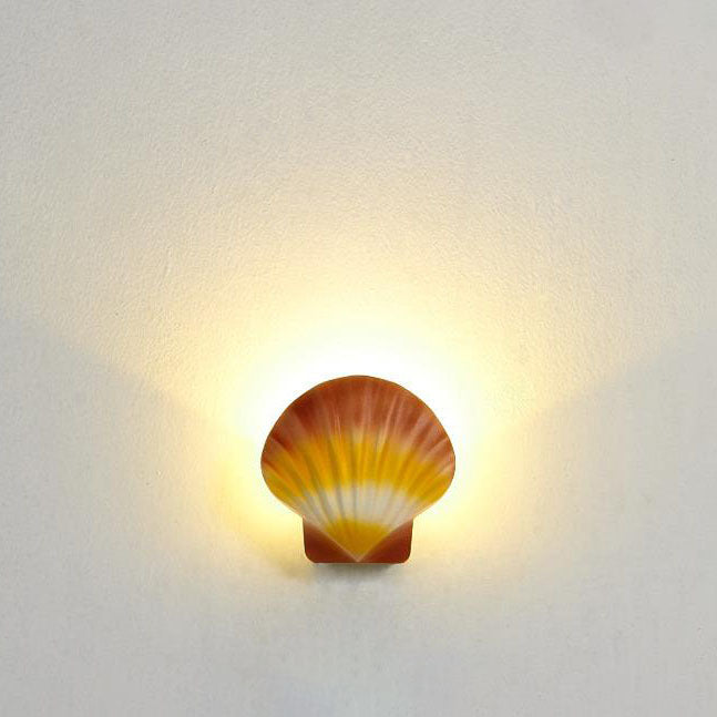 Outdoor Creative Shell Design Aluminum LED Waterproof Wall Sconce Lamp Lumendat