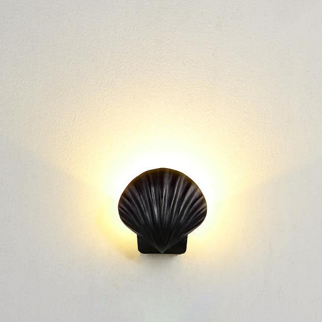 Outdoor Creative Shell Design Aluminum LED Waterproof Wall Sconce Lamp Lumendat