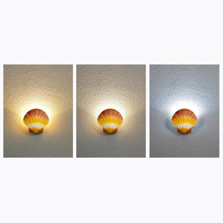 Outdoor Creative Shell Design Aluminum LED Waterproof Wall Sconce Lamp Lumendat