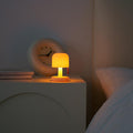 Modern Minimalist Decorative Mushroom Plastic USB LED Table Lamp Lumendat