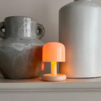 Modern Minimalist Decorative Mushroom Plastic USB LED Table Lamp Lumendat