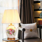 Modern Creative Warm Ceramic Cylindrical 1-Light Table Lamp Lumendat