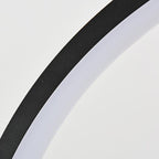 Modern Minimalist Half-Moon Iron Retractable LED Standing Floor Lamp Lumendat