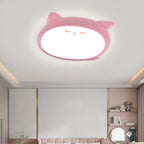 Lumendat Creative Adorable Duck Totoro Acrylic Round LED Kids Flush Mount Ceiling Light Lumendat