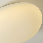 Nordic Minimalist Cobblestone Pe Lampshade LED Flush Mount Ceiling Light BulbSquare