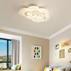 Lumendat Contemporary Nordic Star Decor Cloud Acrylic Shade LED Kids Flush Mount Ceiling Light For Bedroom Lumendat