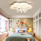 Lumendat Contemporary Nordic Star Decor Cloud Acrylic Shade LED Kids Flush Mount Ceiling Light For Bedroom Lumendat