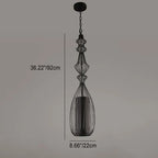 Contemporary Industrial Cage Iron Fabric 1-light Pendant Light for Living Room BulbSquare