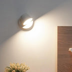 Modern Minimalist Dome Frosted Rotatable Aluminum LED Reading Wall Sconce Lamp For Bedroom
