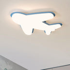 Lumendat Contemporary Creative Cartoon PE Plane LED Flush Mount Ceiling Light For Living Room Lumendat