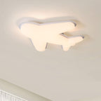 Lumendat Contemporary Creative Cartoon PE Plane LED Flush Mount Ceiling Light For Living Room Lumendat