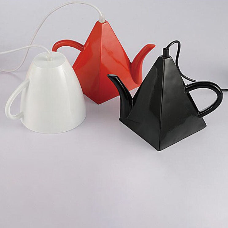 Contemporary Creative Teacup Teapot Resin 1-light Pendant Light for Living Room