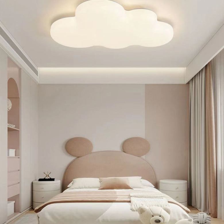Lumendat Contemporary Creative Kids Cloud PE LED Flush Mount Ceiling Light For Bedroom Lumendat