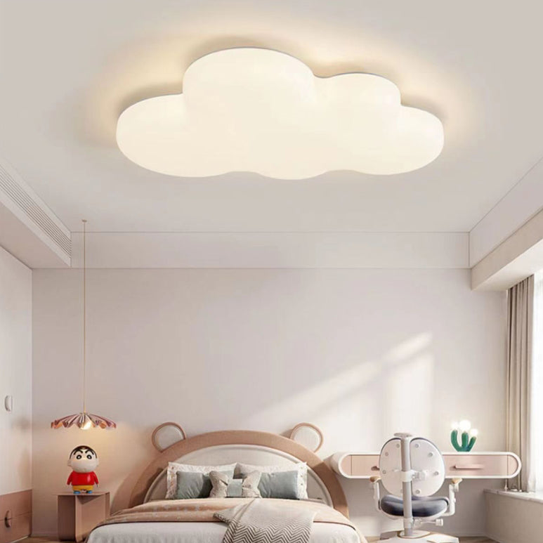 Lumendat Contemporary Creative Kids Cloud PE LED Flush Mount Ceiling Light For Bedroom Lumendat