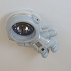 Lumendat Contemporary Creative Kids Metal Acrylic Resin Astronaut Flush Mount Ceiling Light For Bedroom Lumendat