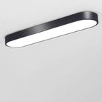 Modern Minimalist Elliptical Strip Iron Acrylic LED Flush Mount Ceiling Light For Hallway Lumendat