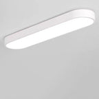 Modern Minimalist Elliptical Strip Iron Acrylic LED Flush Mount Ceiling Light For Hallway Lumendat