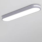 Modern Minimalist Elliptical Strip Iron Acrylic LED Flush Mount Ceiling Light For Hallway Lumendat