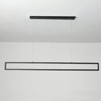Modern Minimalist Long Frame LED Chandelier BulbSquare