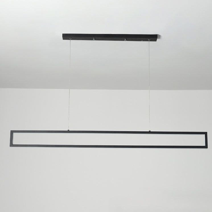 Modern Minimalist Long Frame LED Chandelier BulbSquare