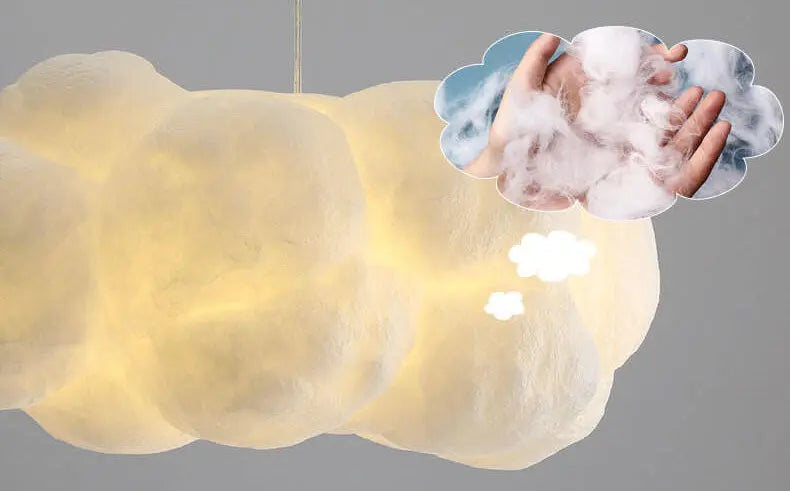 Floating Cloud 1-light LED Pendant Light Lumendat