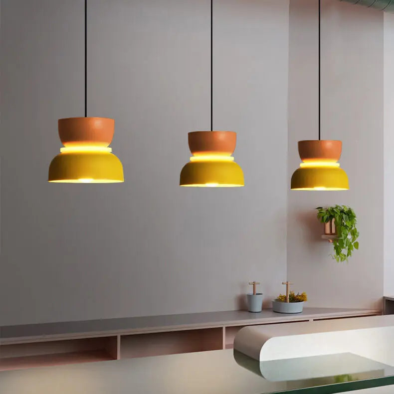 Nordic Colorful Macaron 1-light LED Pendant Light Lumendat