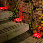 Solar LED Ice Brick Waterproof Glass Ground Light Garden Light Lumendat