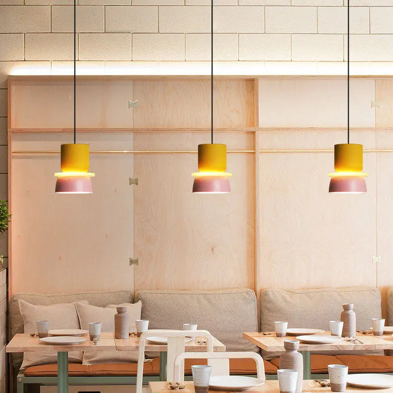 Nordic Colorful Macaron 1-light LED Pendant Light Lumendat