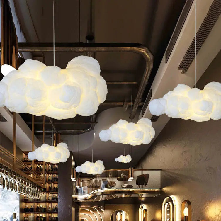 Floating Cloud 1-light LED Pendant Light Lumendat