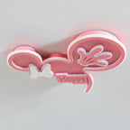 Lumendat Cartoon Creative Minnie LED Kids Flush Mount Ceiling Light Lumendat