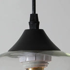 Nordic Minimalist Stained Round Glass 1-light Pendant Light Lumendat